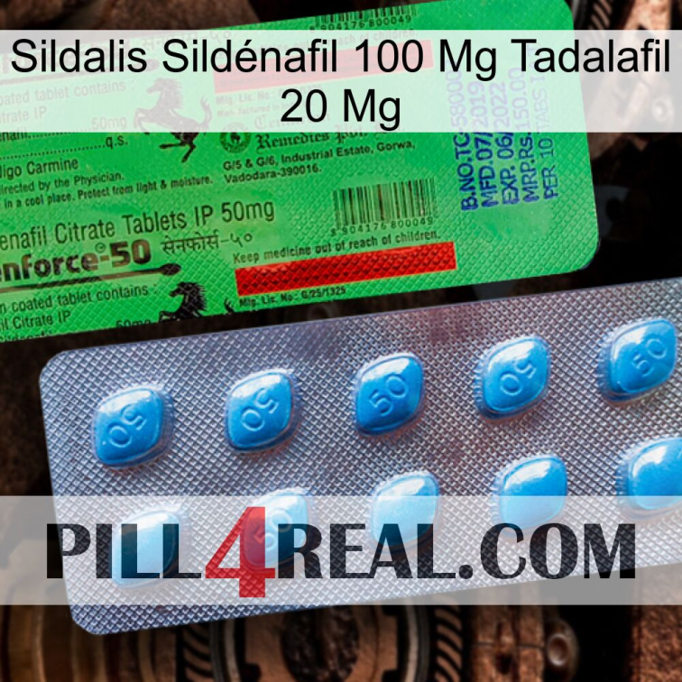 Sildalis Sildénafil 100 Mg Tadalafil 20 Mg new03